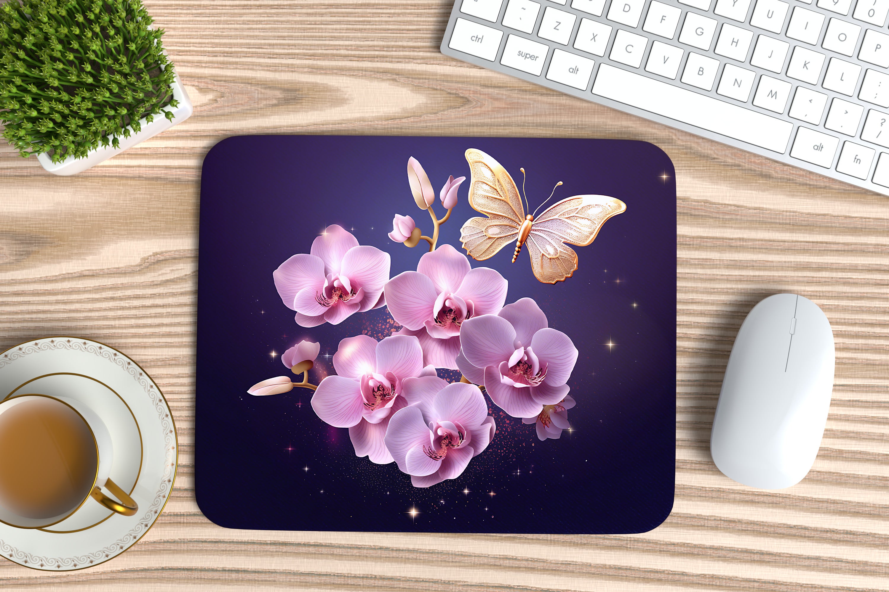 Orchid Design 3 Mousemat