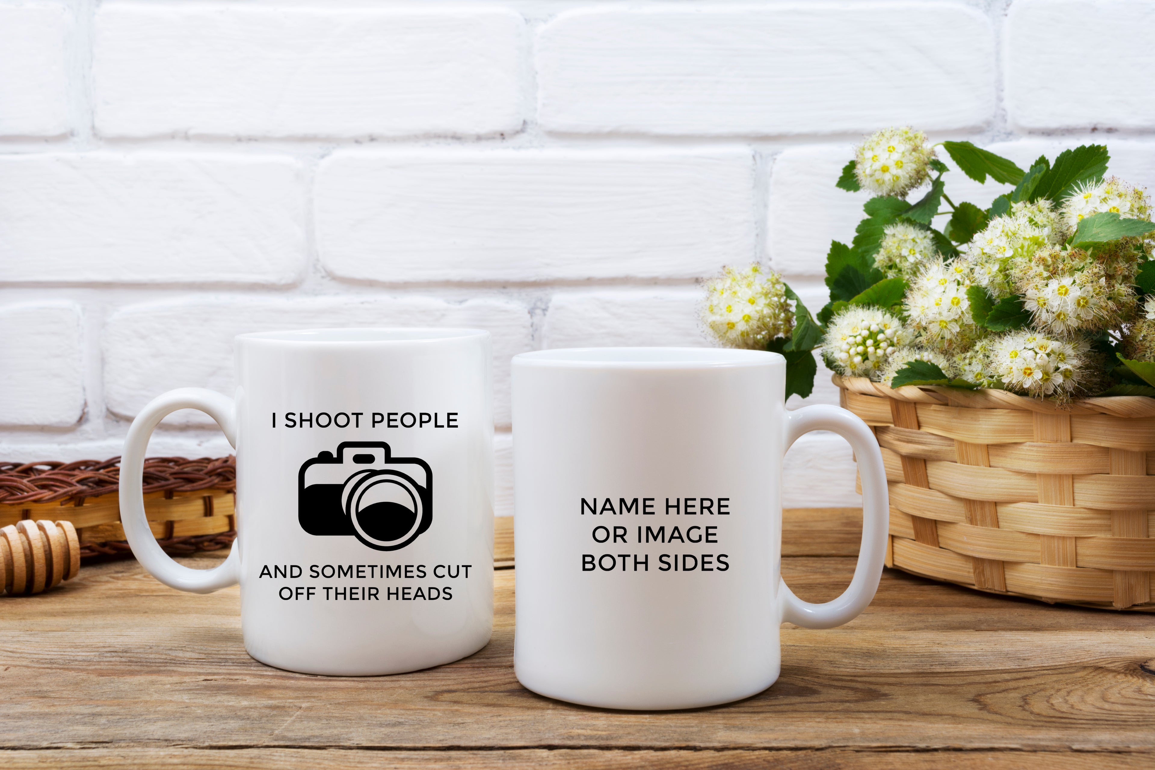 I Shoot People And Sometimes Cut Off There Heads Mug