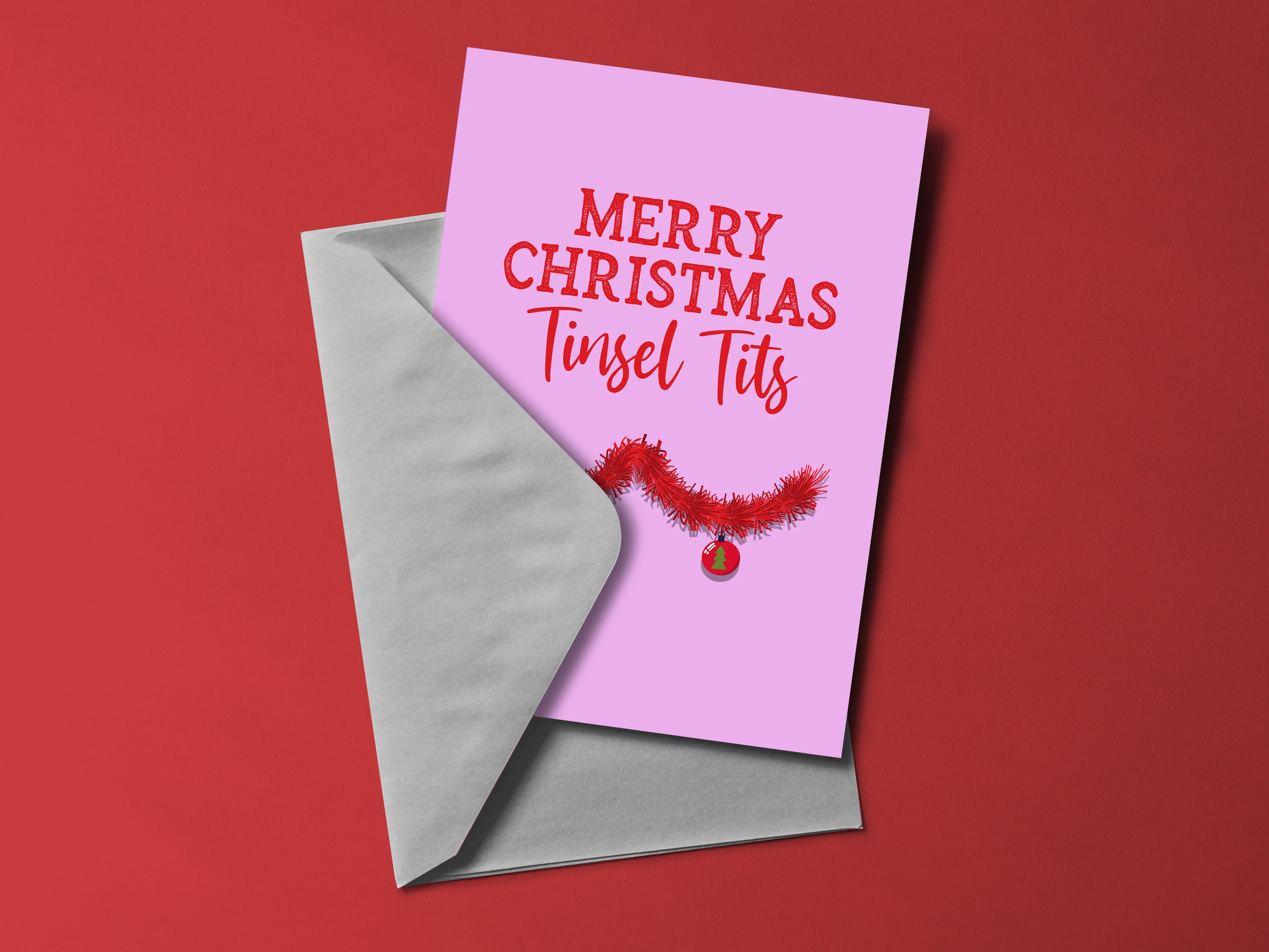 Merry Christmas Tinsel Tits