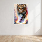 Leopard Wall Art Print front view - printed product by Perrys Prints