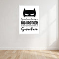 Sometimes Being A Big Brother Print Wall Art Print front view - printed product by Perrys Prints
