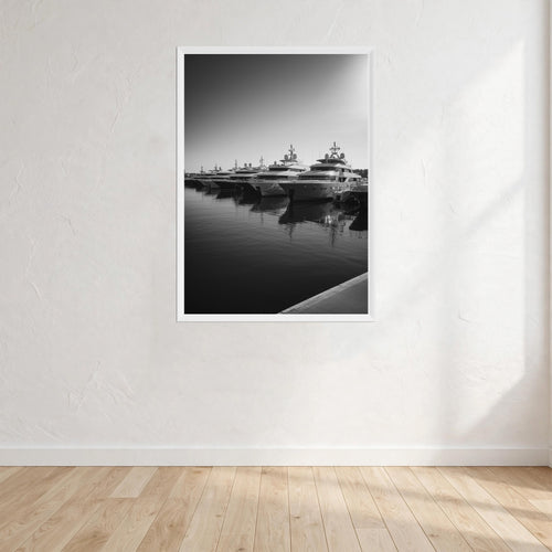 Boats Print Wall Art Print front view - printed product by Perrys Prints
