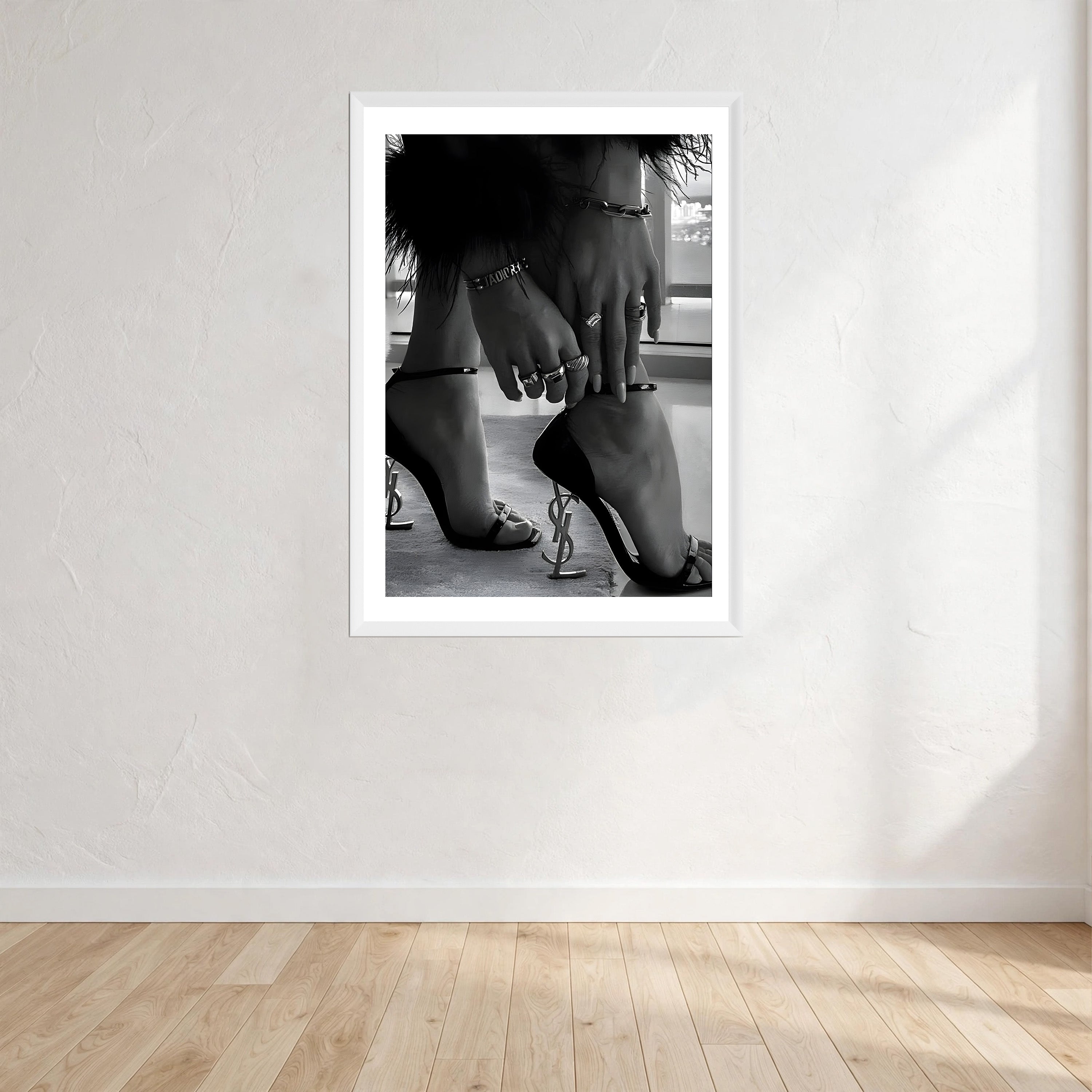 Fashion Design 3 YSL Wall Art Print front view - printed product by Perrys Prints