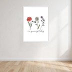 I'm Growing Today Wall Art Print front view - printed product by Perrys Prints