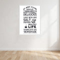 My Work Station Indulge Print Wall Art Print front view - printed product by Perrys Prints