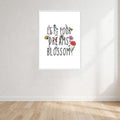 Let Your Dreams Blossom Wall Art Print front view - printed product by Perrys Prints