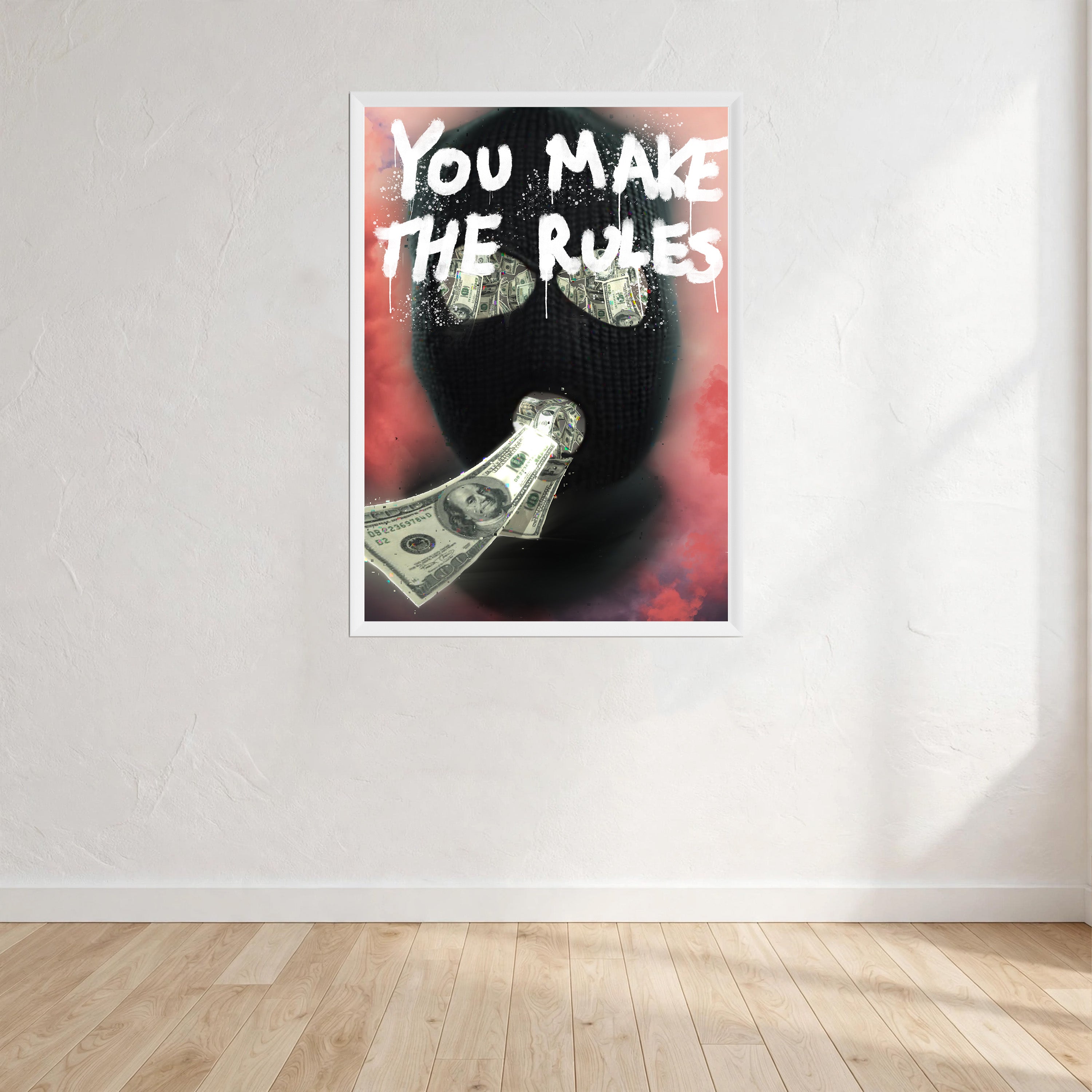 You Make The Rules Print Wall Art Print front view - printed product by Perrys Prints