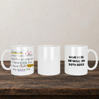 Grandad You Have Loved Me Mug back view - white ceramic printed mug by Perrys Prints