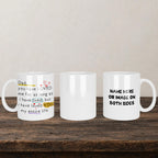Dad You Have Loved Me Mug back view - white ceramic printed mug by Perrys Prints