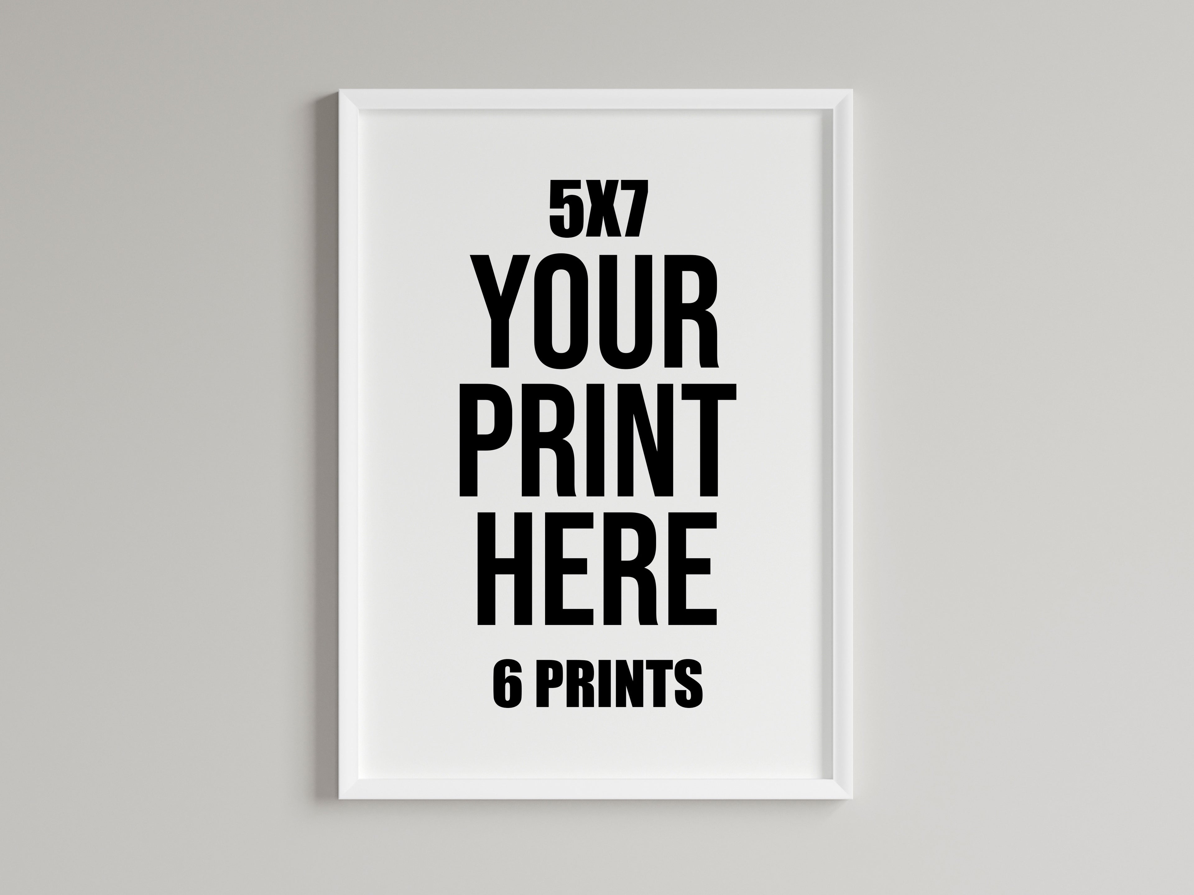 Personalised Print Unframed