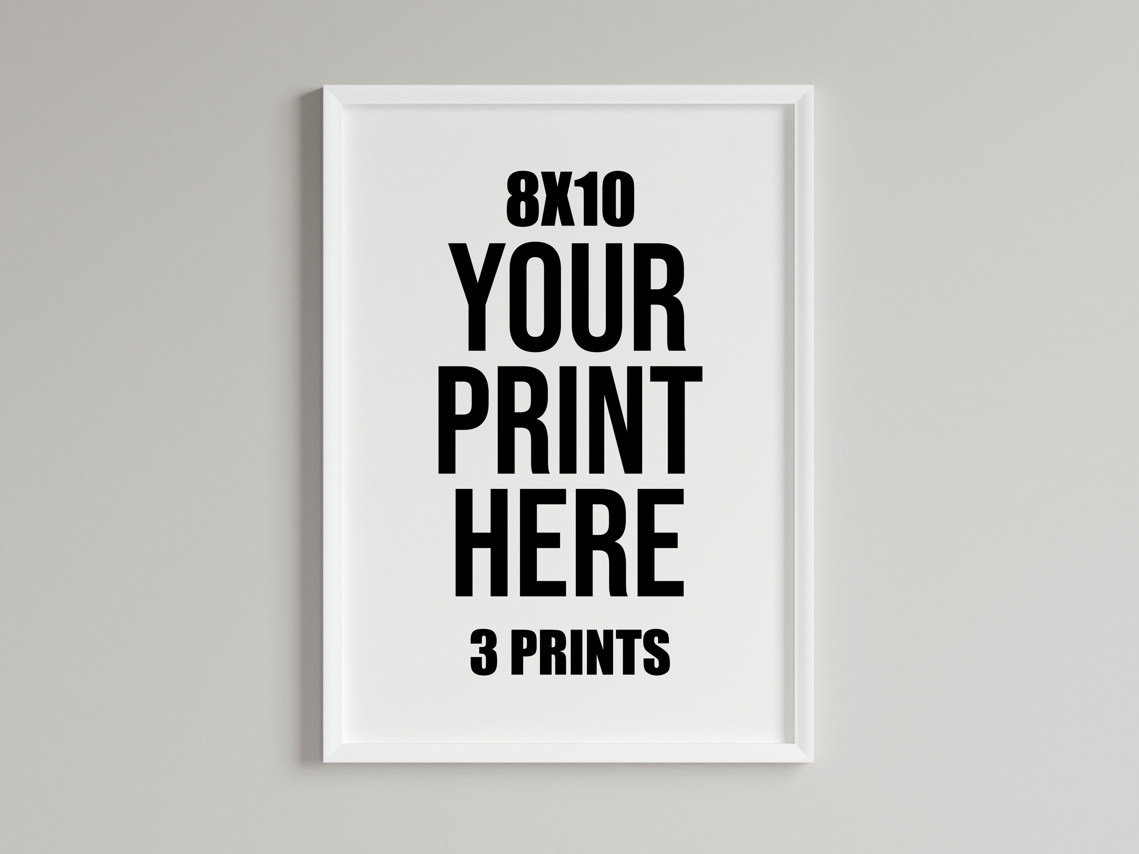 Personalised Print Unframed