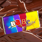 Rude Chocolate Wrappers Printable Collection Download close up detail - printed product by Perrys Prints