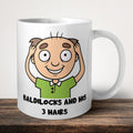 Baldilocks And His 3 Hairs front view - printed product by Perrys Prints