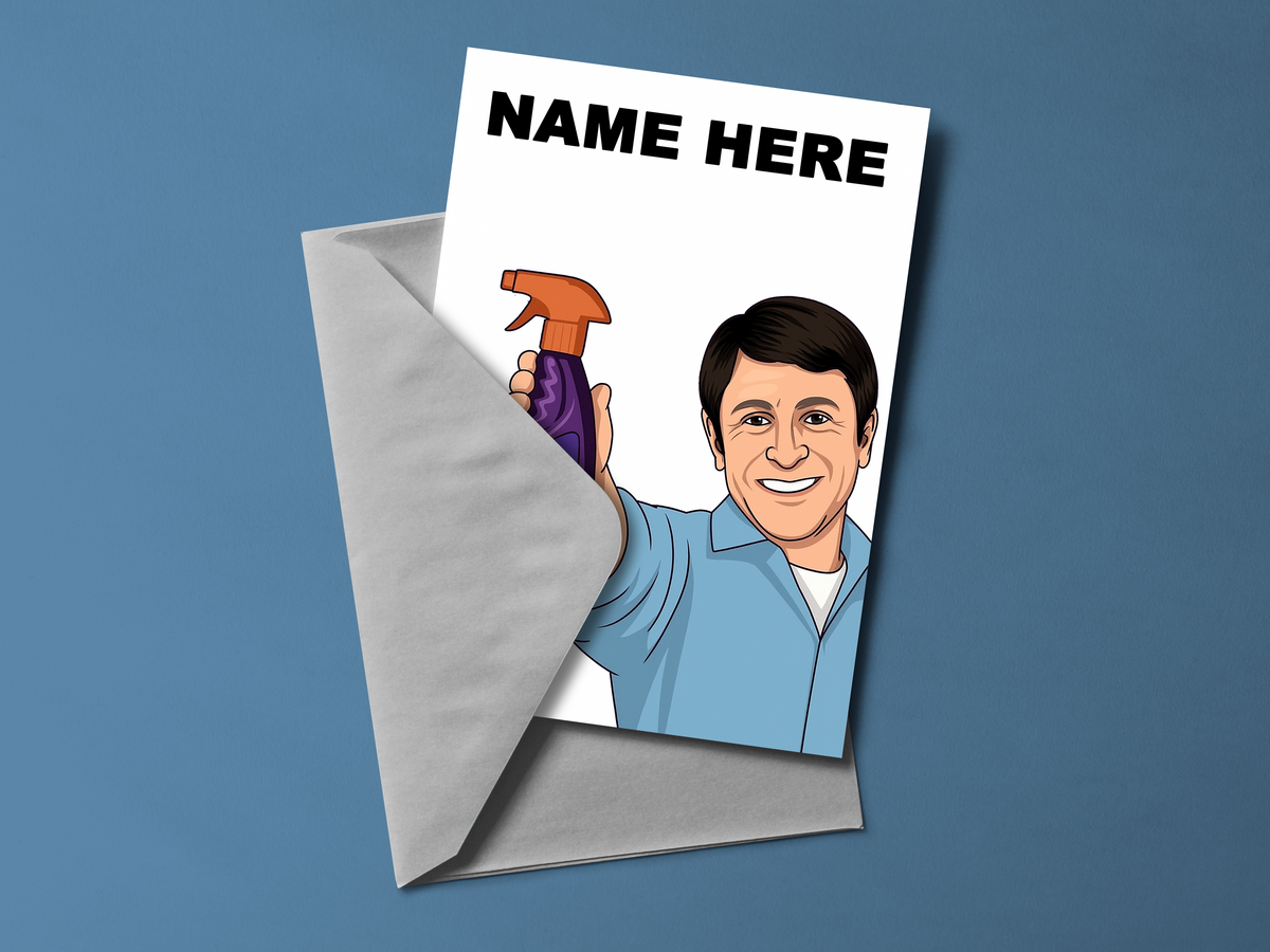 Bang And Your Youth Is Gone Personalised Card