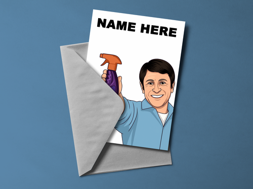 Bang And Your Youth Is Gone Personalised Card