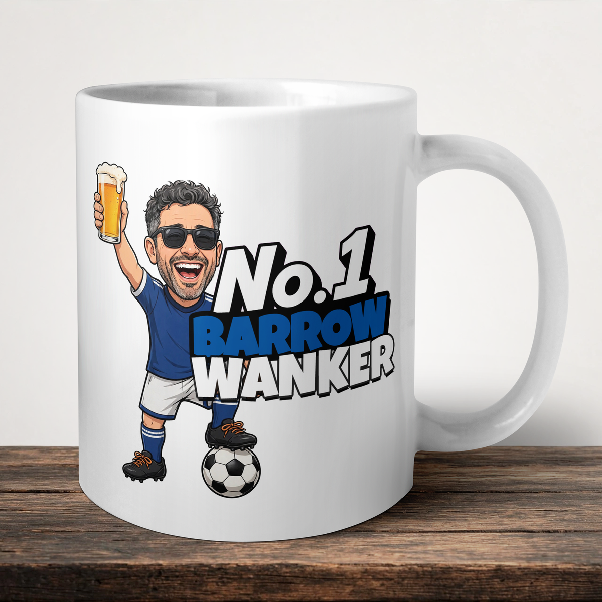 Barrow No.1 Wanker Football Mug