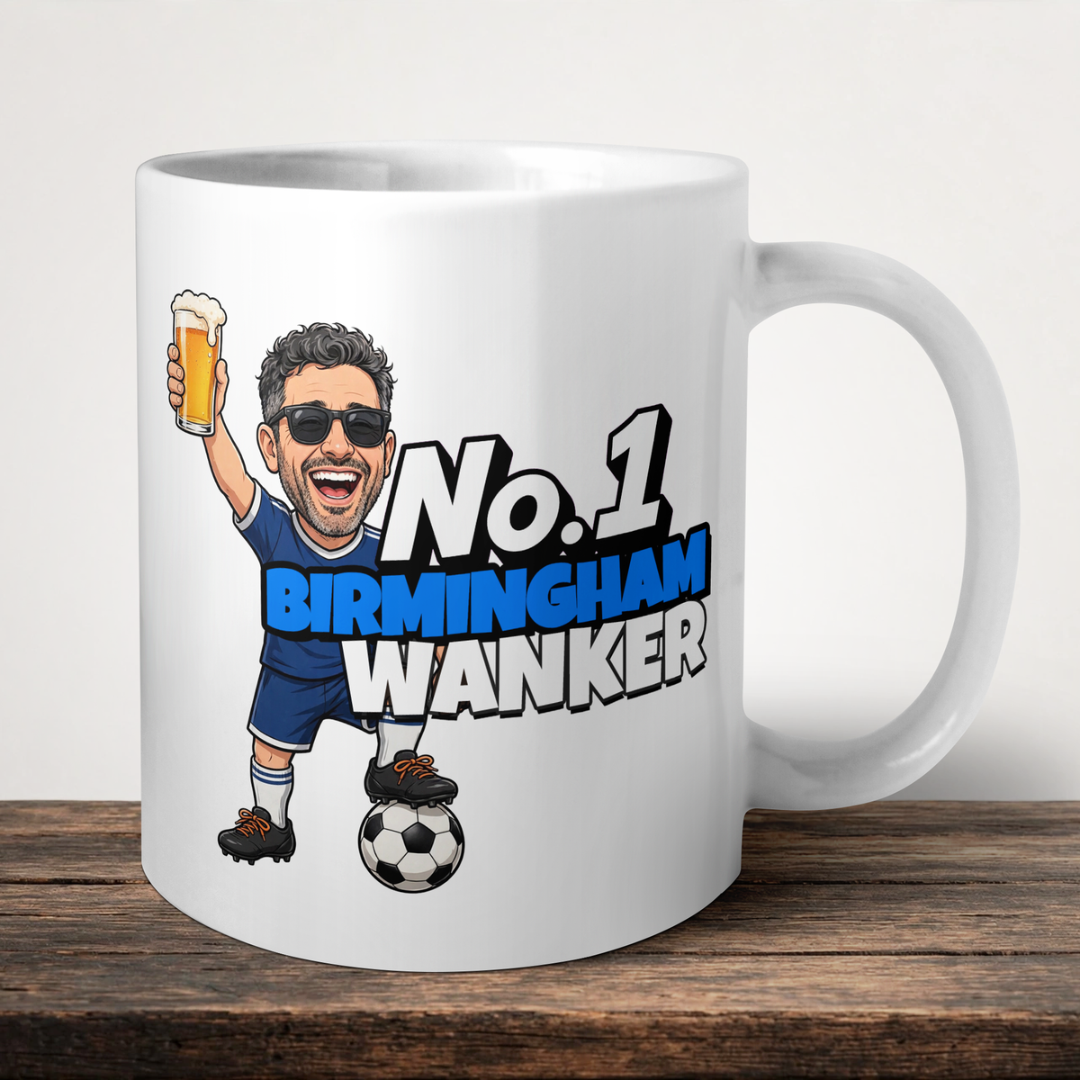 Birmingham City No.1 Wanker Football Mug