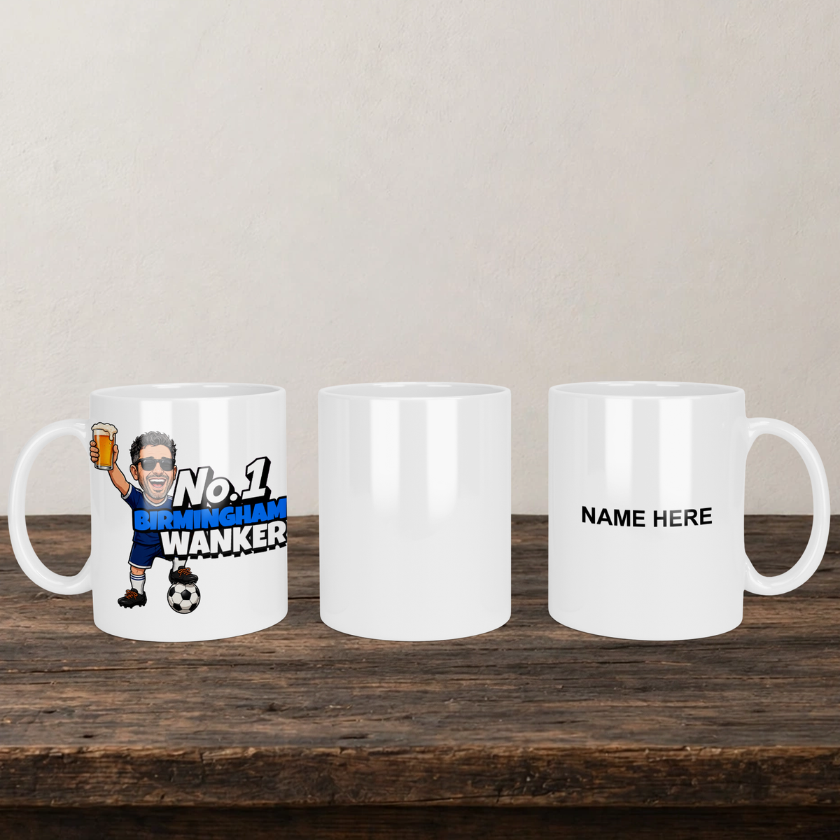 Birmingham City No.1 Wanker Football Mug