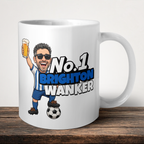 Brighton No.1 Wanker Football Mug