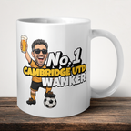 Cambridge United No.1 Wanker Football Mug