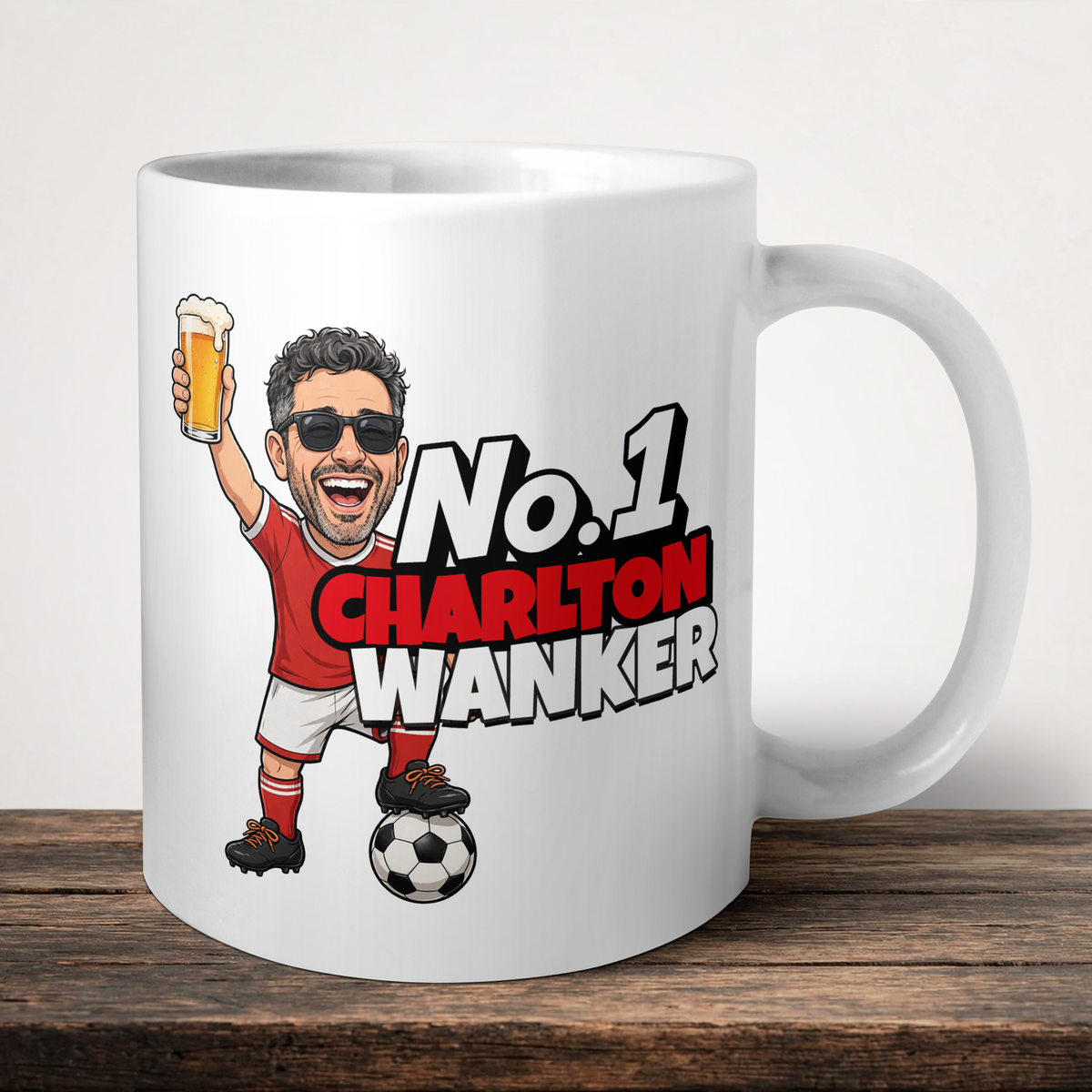 Charlton Athletic No.1 Wanker Football Mug