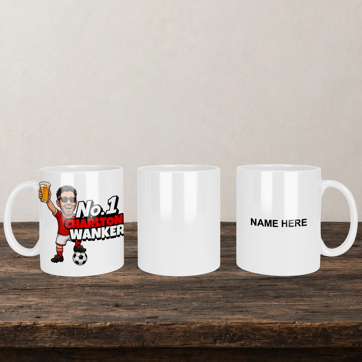 Charlton Athletic No.1 Wanker Football Mug