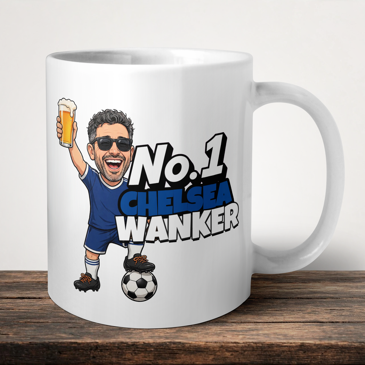 Chelsea No.1 Wanker Football Mug