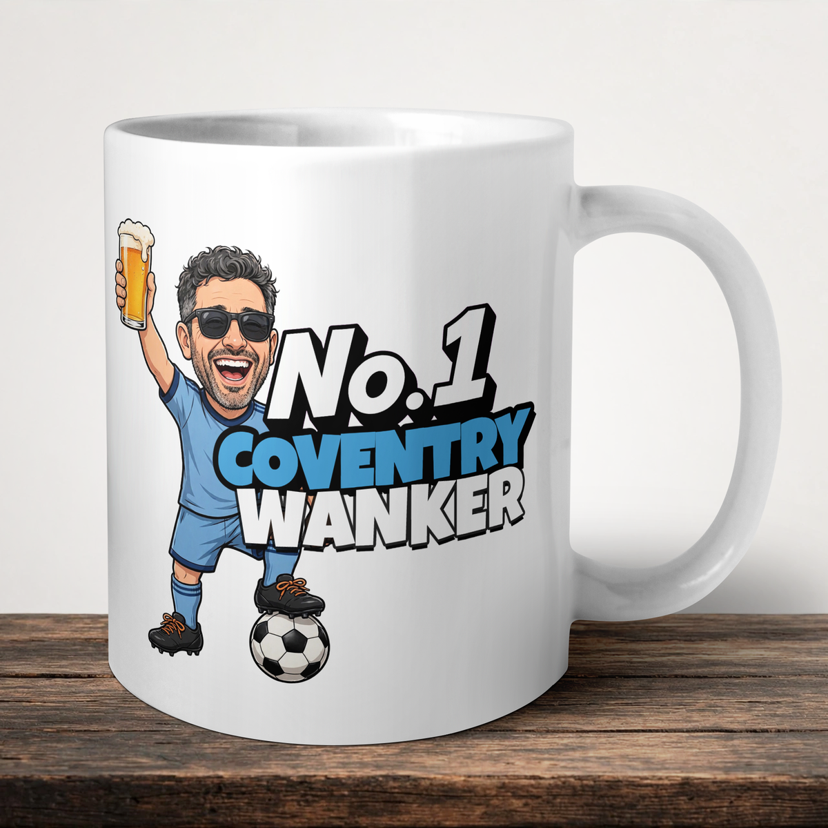 Coventry City No.1 Wanker Football Mug