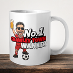 Crawley Town No.1 Wanker Football Mug