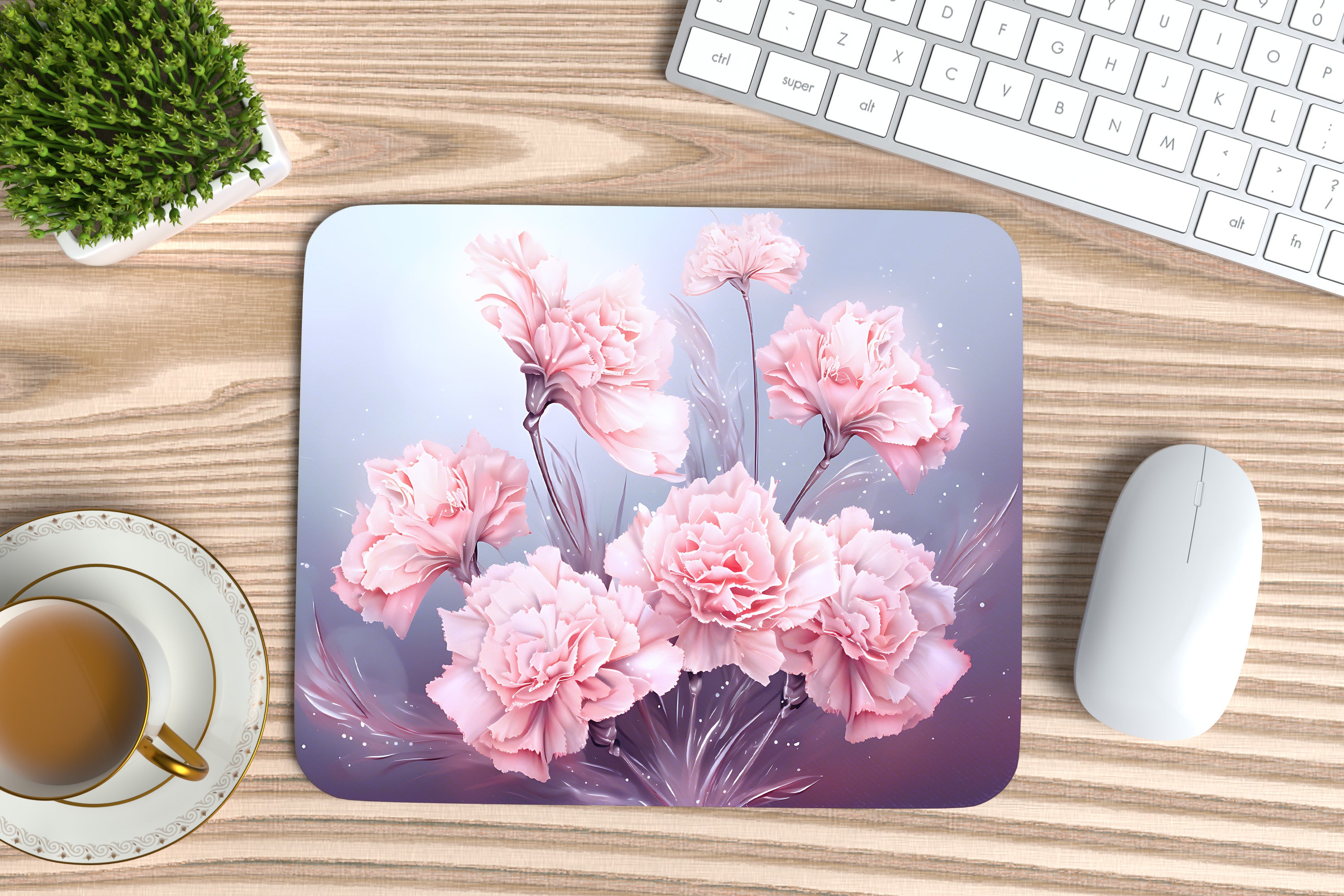 Carnation Mousemat