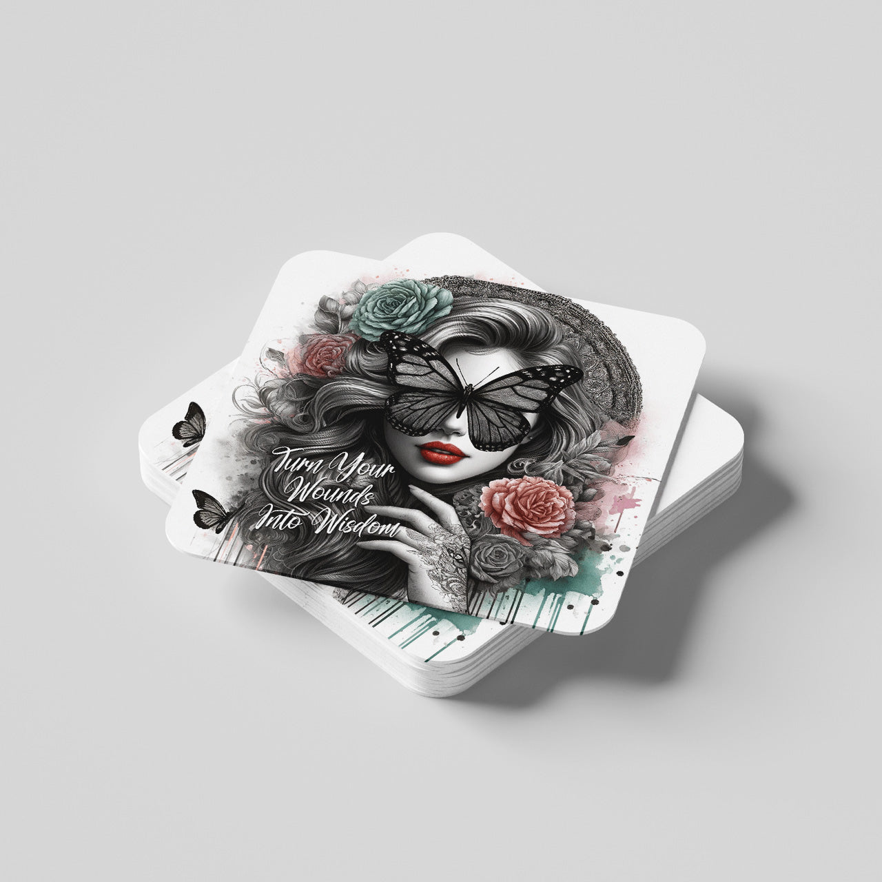Turn Your Wounds Into Wisdom Coaster