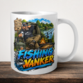 Fishing Wanker Personalised Mug