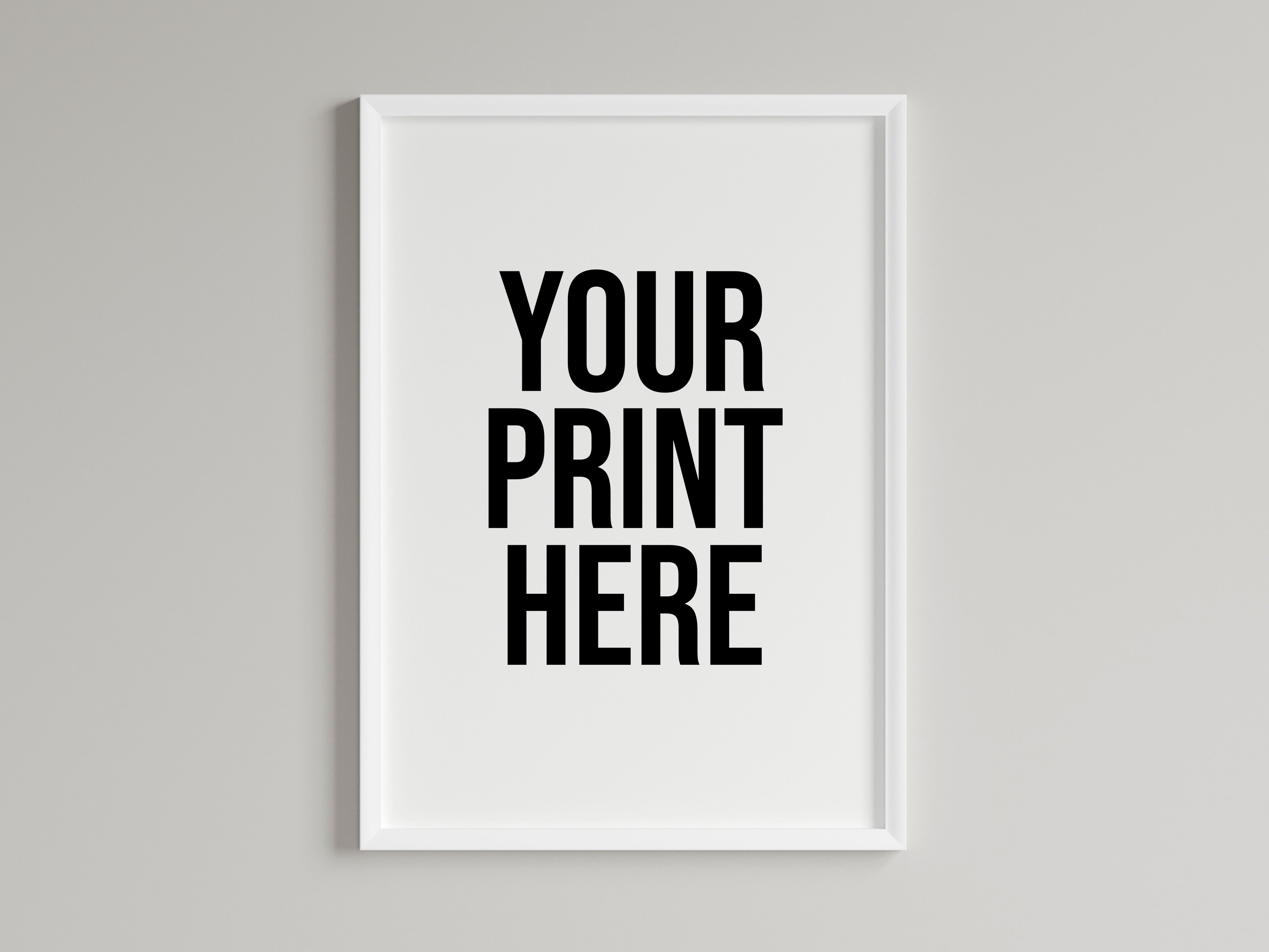 Personalised Print Unframed