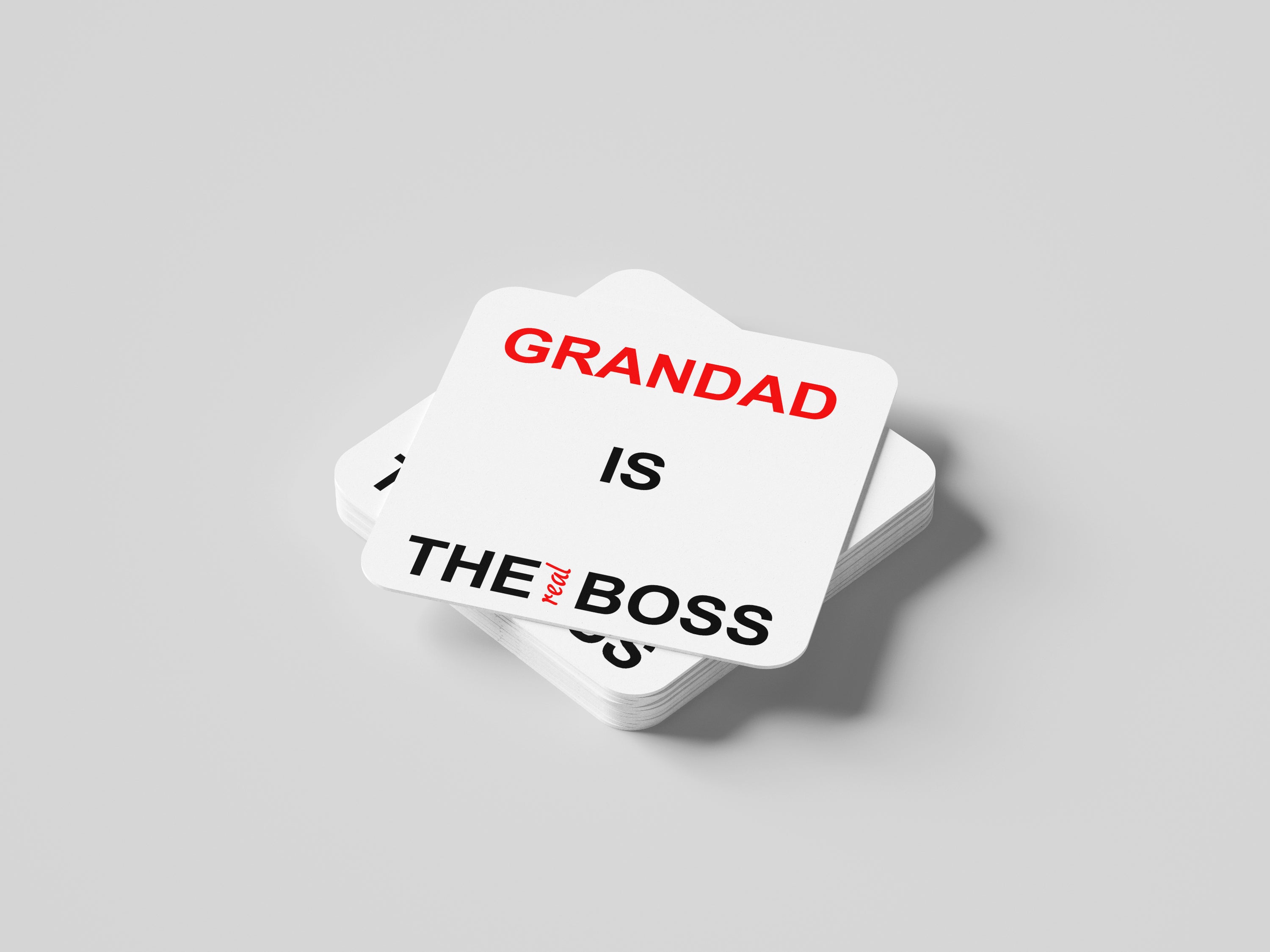 Grandad Is The Real Boss Coaster