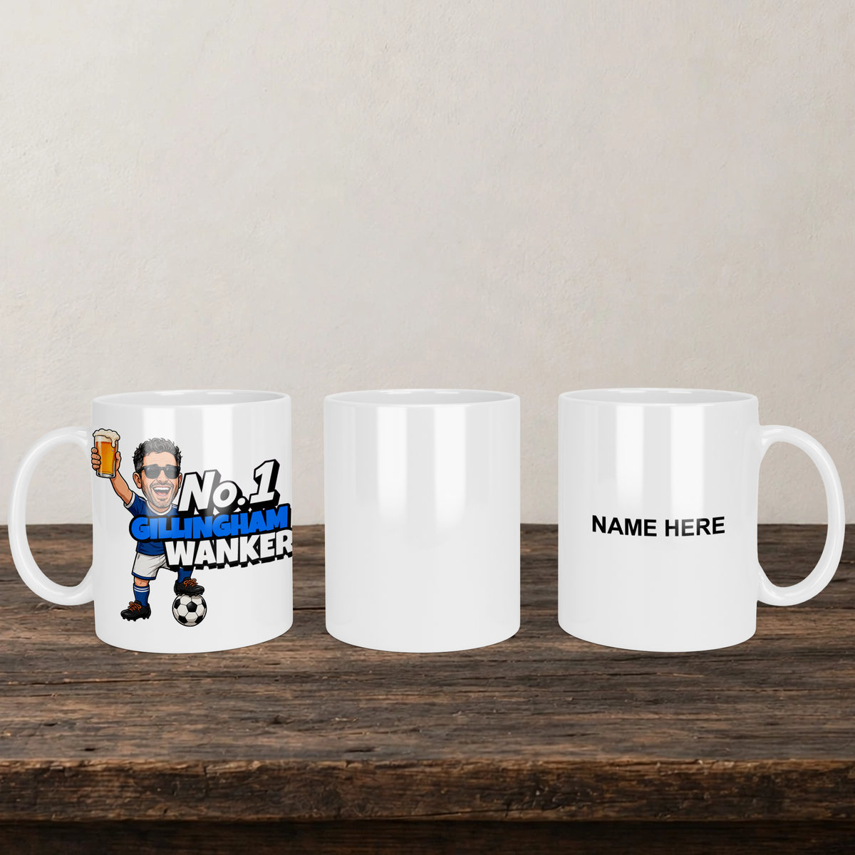 Gillingham No.1 Wanker Football Mug