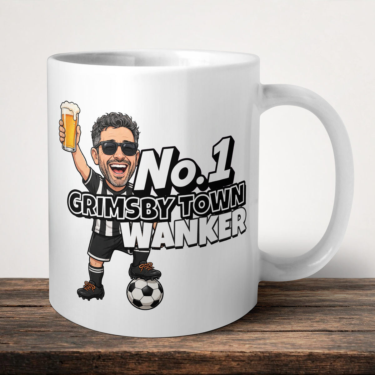 Grimsby Town No.1 Wanker Football Mug