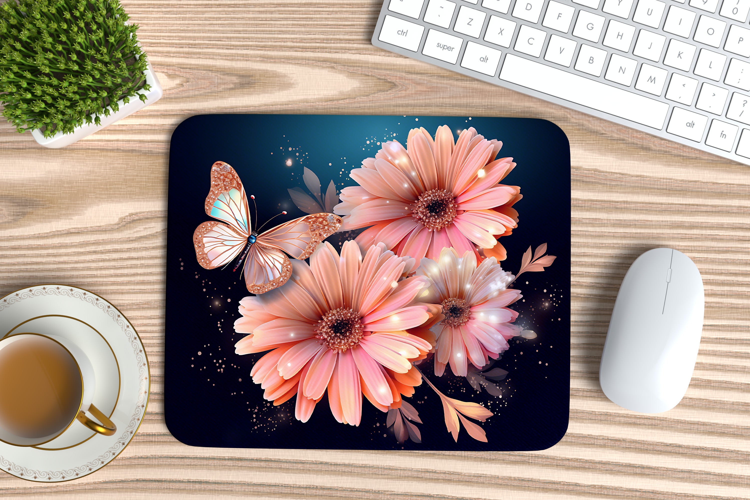 Gerbera Design 2 Mousemat