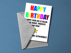 Happy Birthday Booze Presents Cock Card
