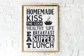 Homemade Kiss The Cook Print