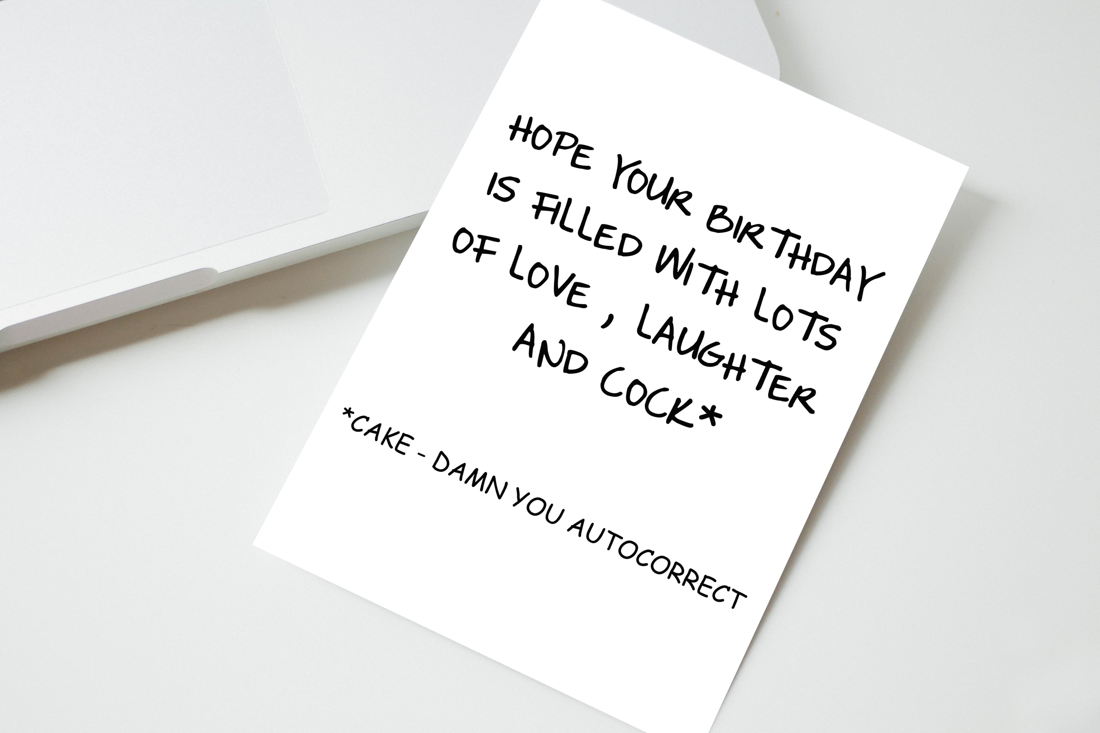 Hope Your Birthday Is Filled Card