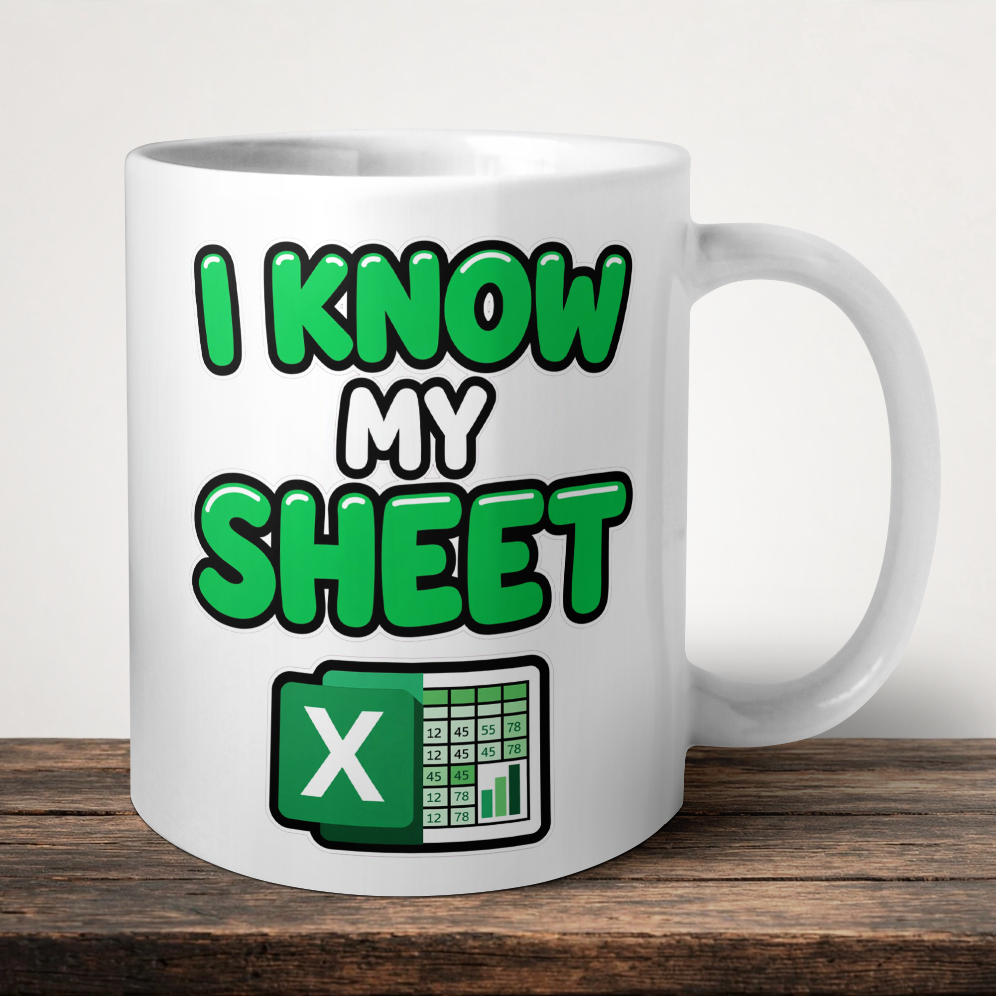 I Know My Sheet Personalised Mug
