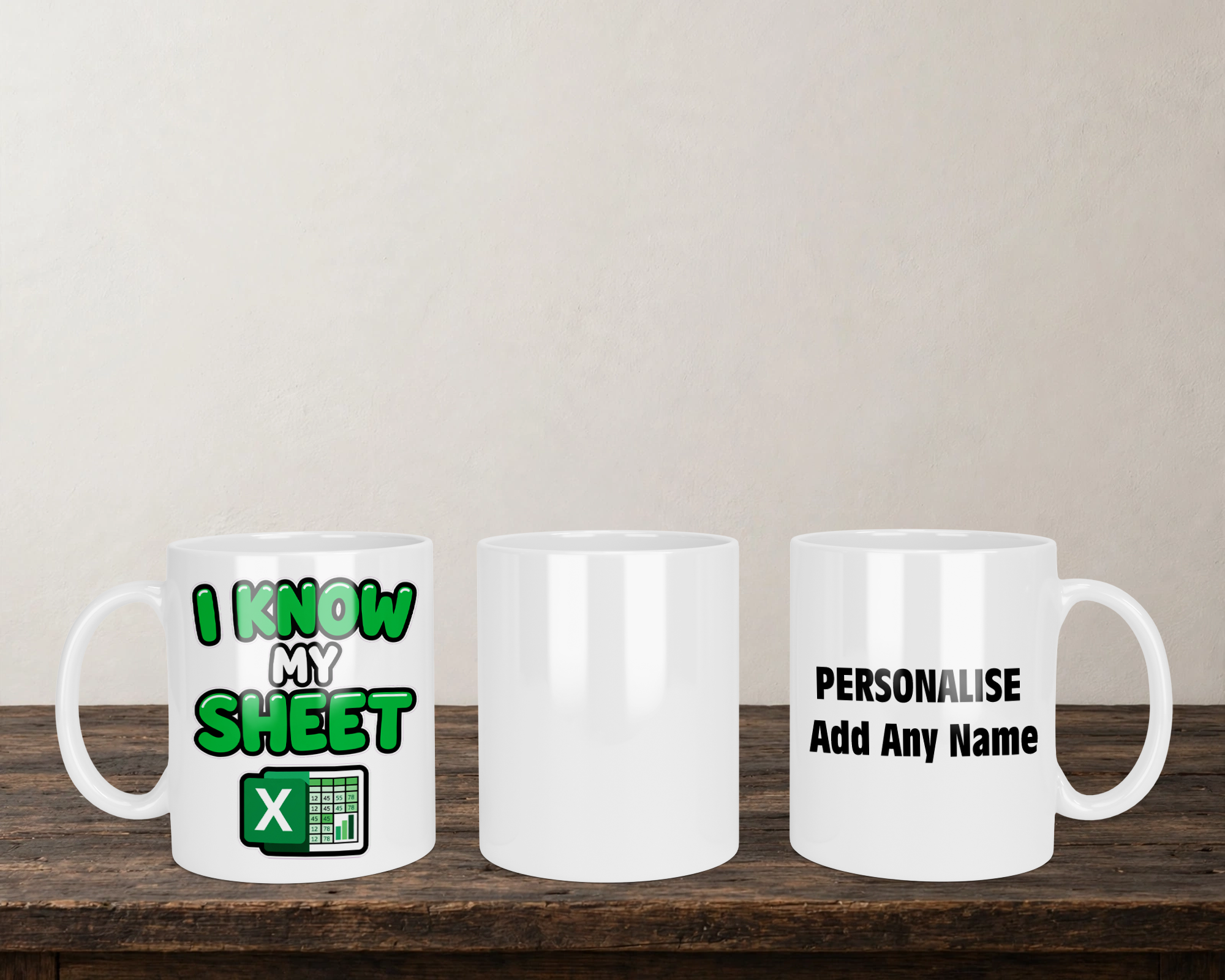 I Know My Sheet Personalised Mug