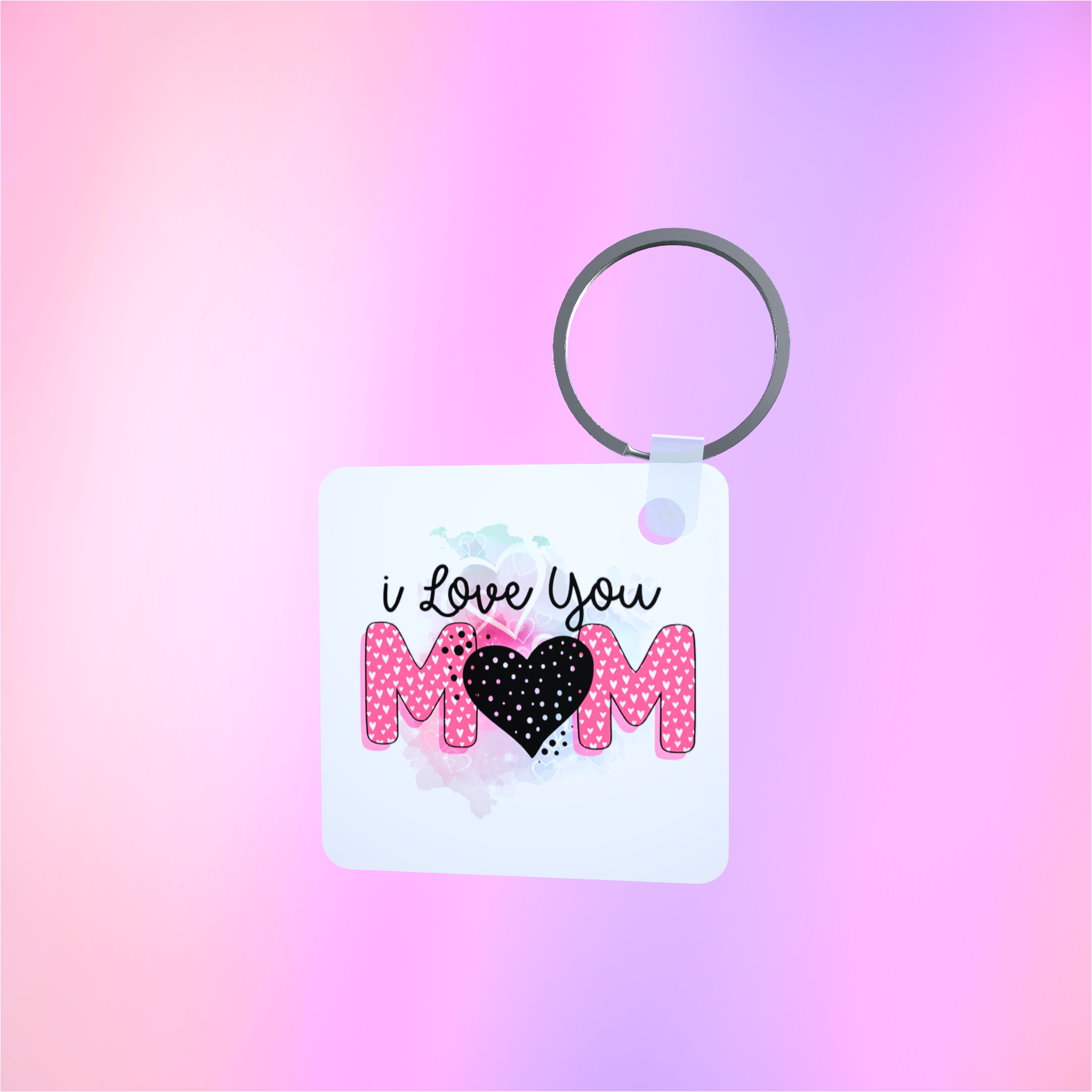 i love you mom Keyring