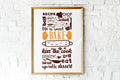 Life Is Sweet Bake Print