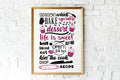 Life Is Sweet Dessert Print