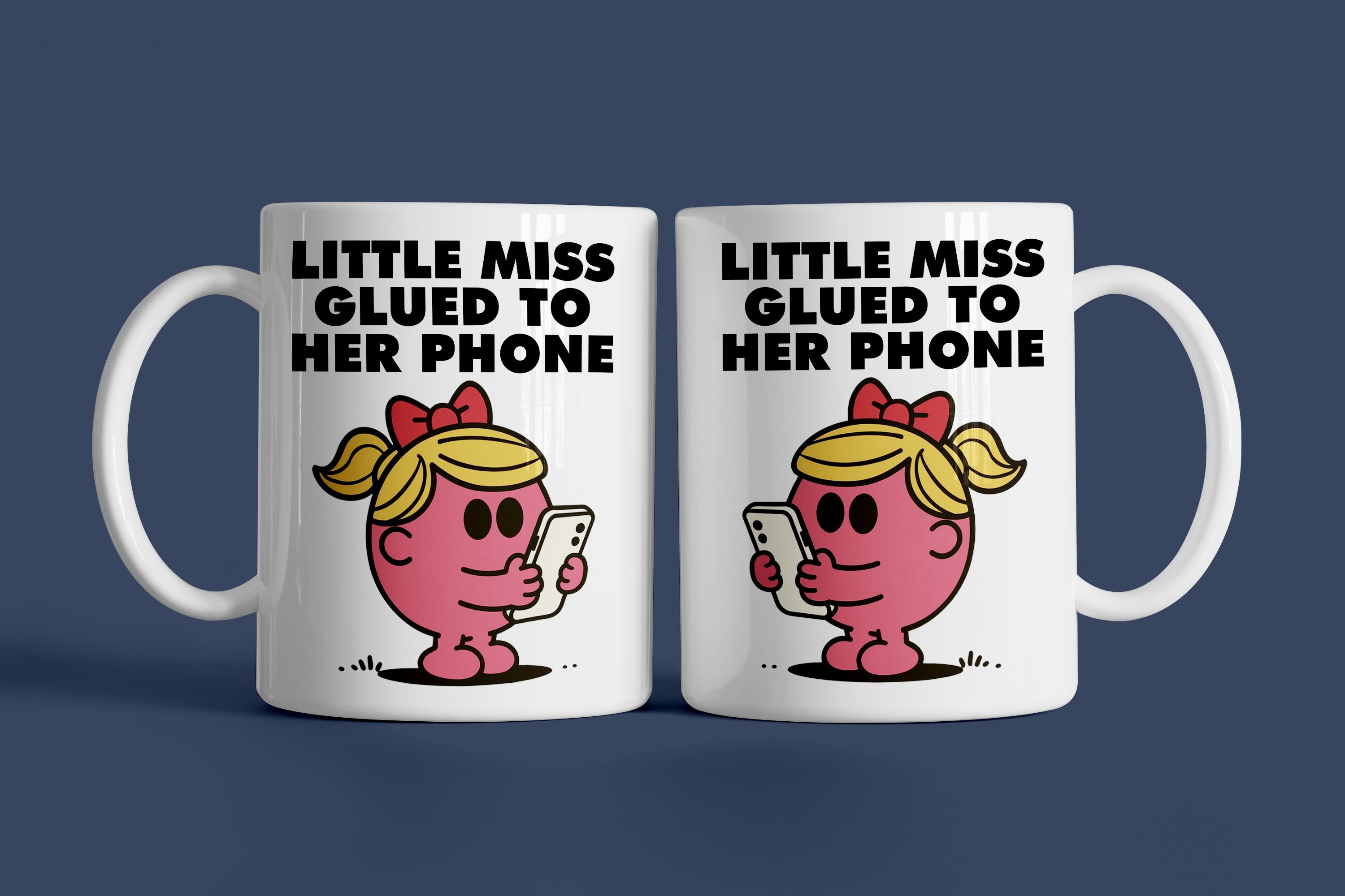 Little Miss Glued To Her Phone