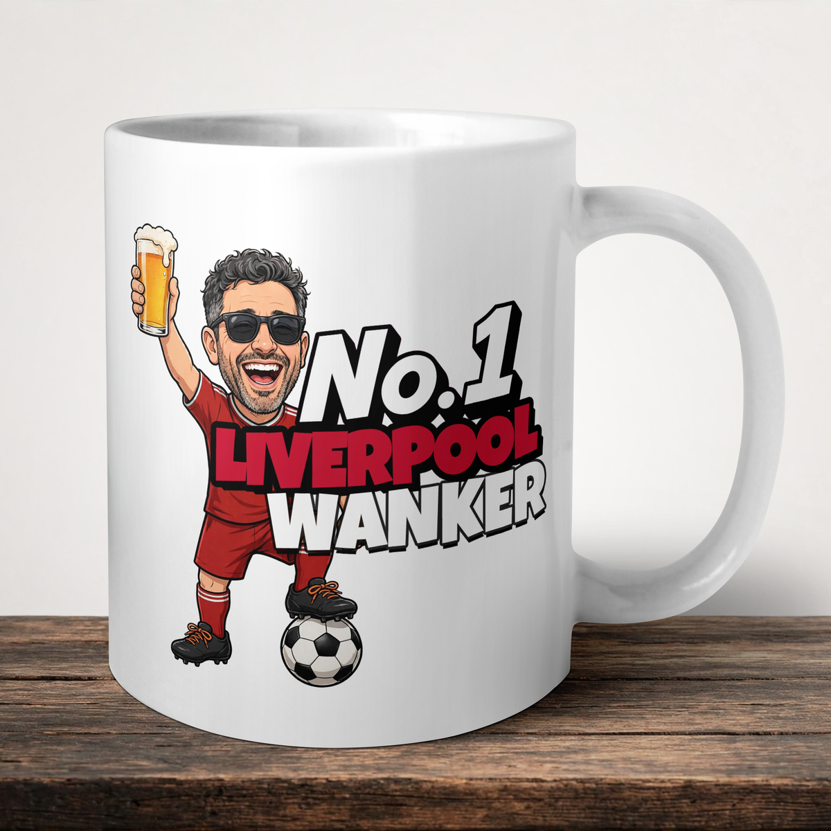 Liverpool No.1 Wanker Football Mug
