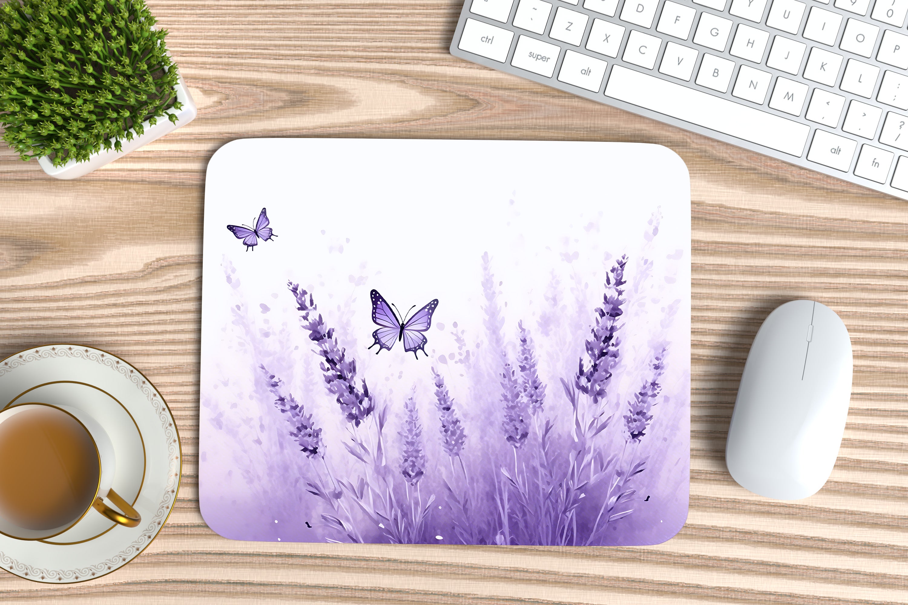 Lavender Design 2 Mousemat