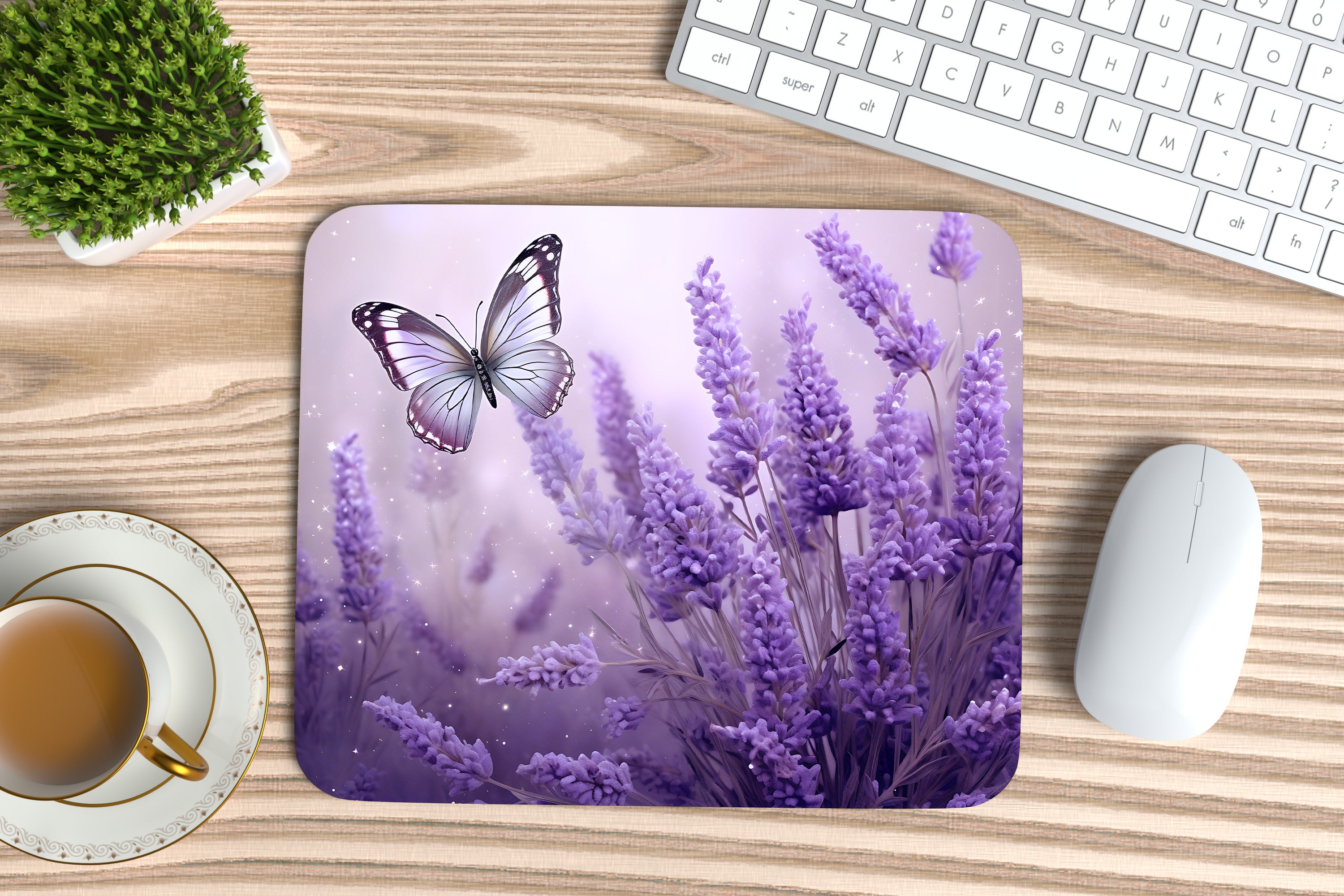 Lavender Design 1 Mousemat