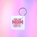 living that mom life Keyring